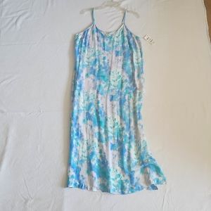 Style&co turquiose tyedye summer dress XL